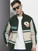 Men's Green Regular Fit Graphic Printed Street Wear Shirt