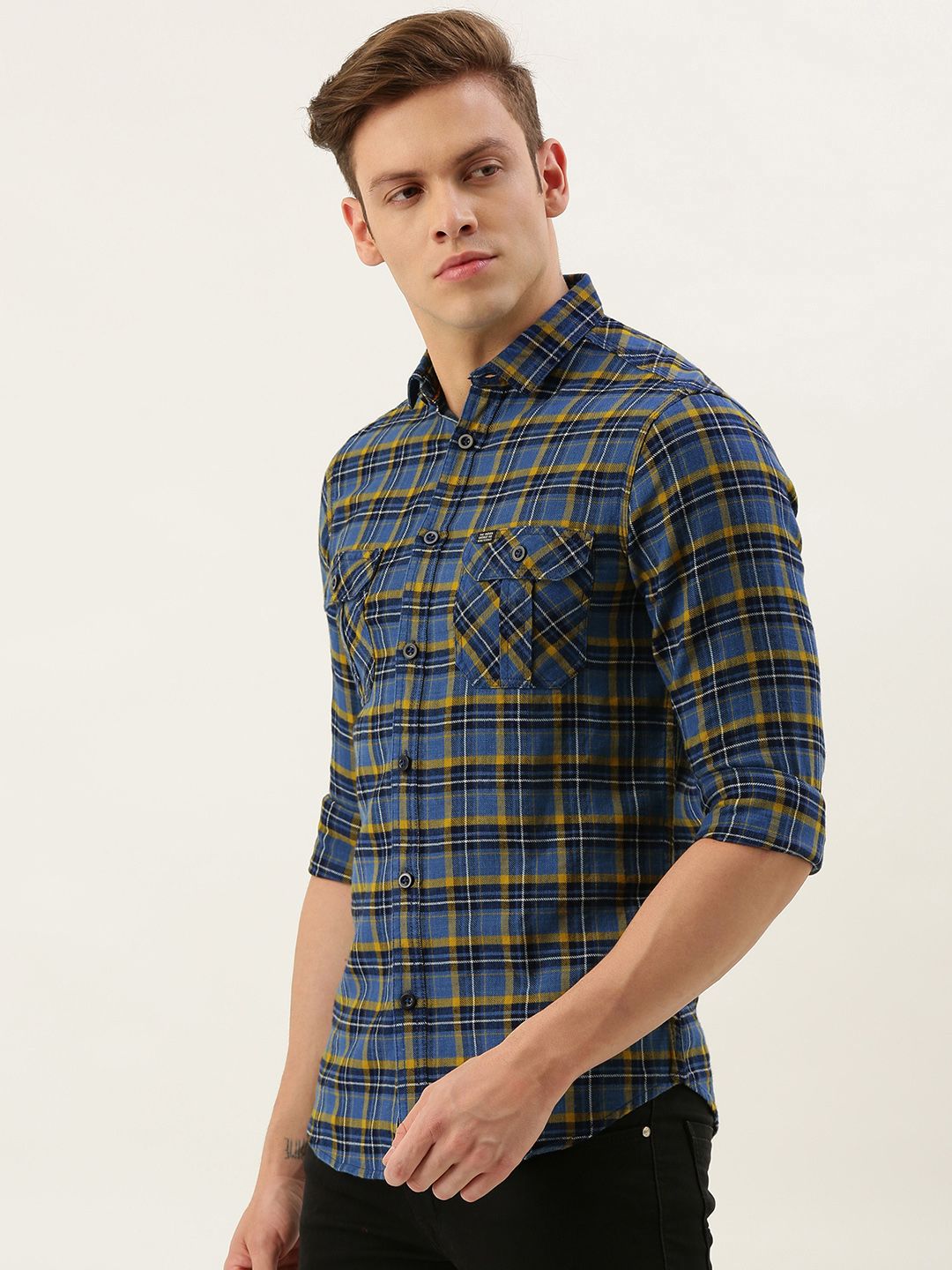 Men's Casual Checked Shirt