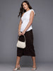 Freehand by The Indian Garage Co Women Fitted Textured One Shoulder Top