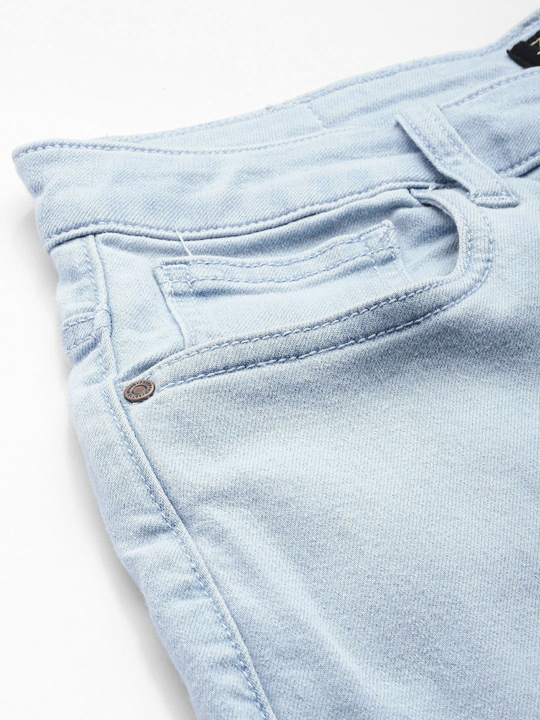 Women's Blue Straight Fit Casual Jeans