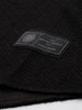 Men's Black Regular Fit Textured Hooded T-Shirt