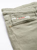 Men's Green Slim Fit Casual Jeans