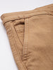 Men's Brown Slim Fit Casual Jeans
