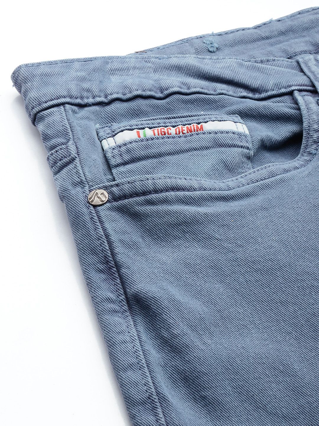 Men's Blue Slim Fit Casual Jeans