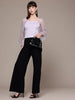 Freehand by The Indian Garage Co Women Regular Fit Textured Ballon Top