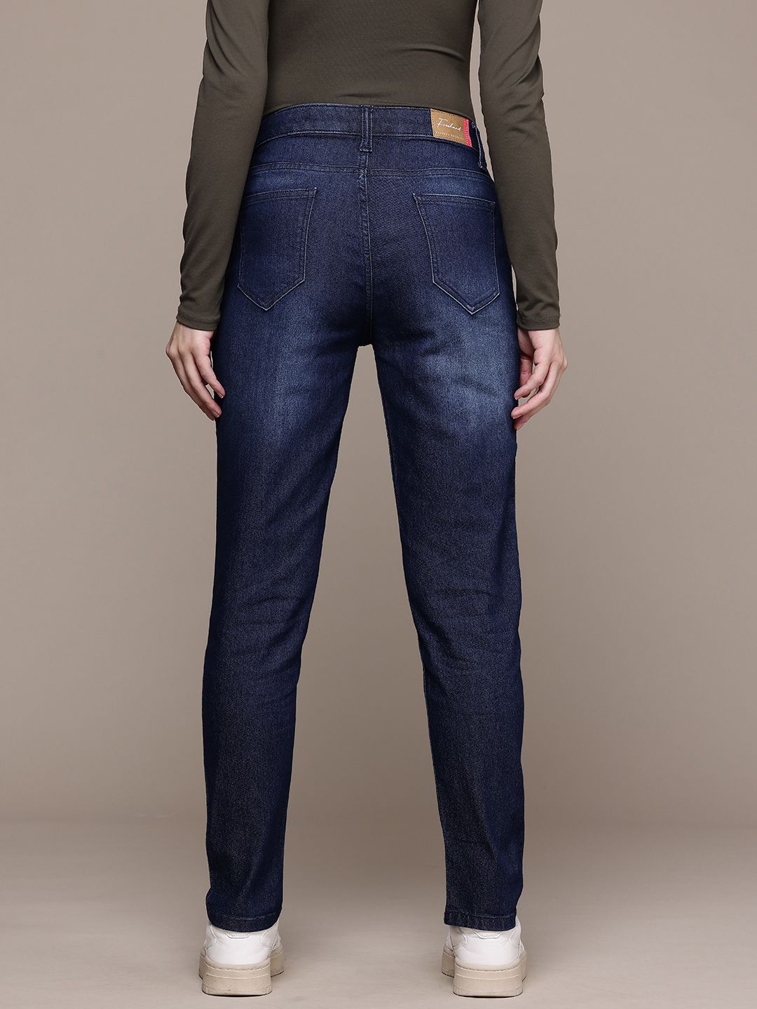 Women's Blue Slim Fit Casual Jeans