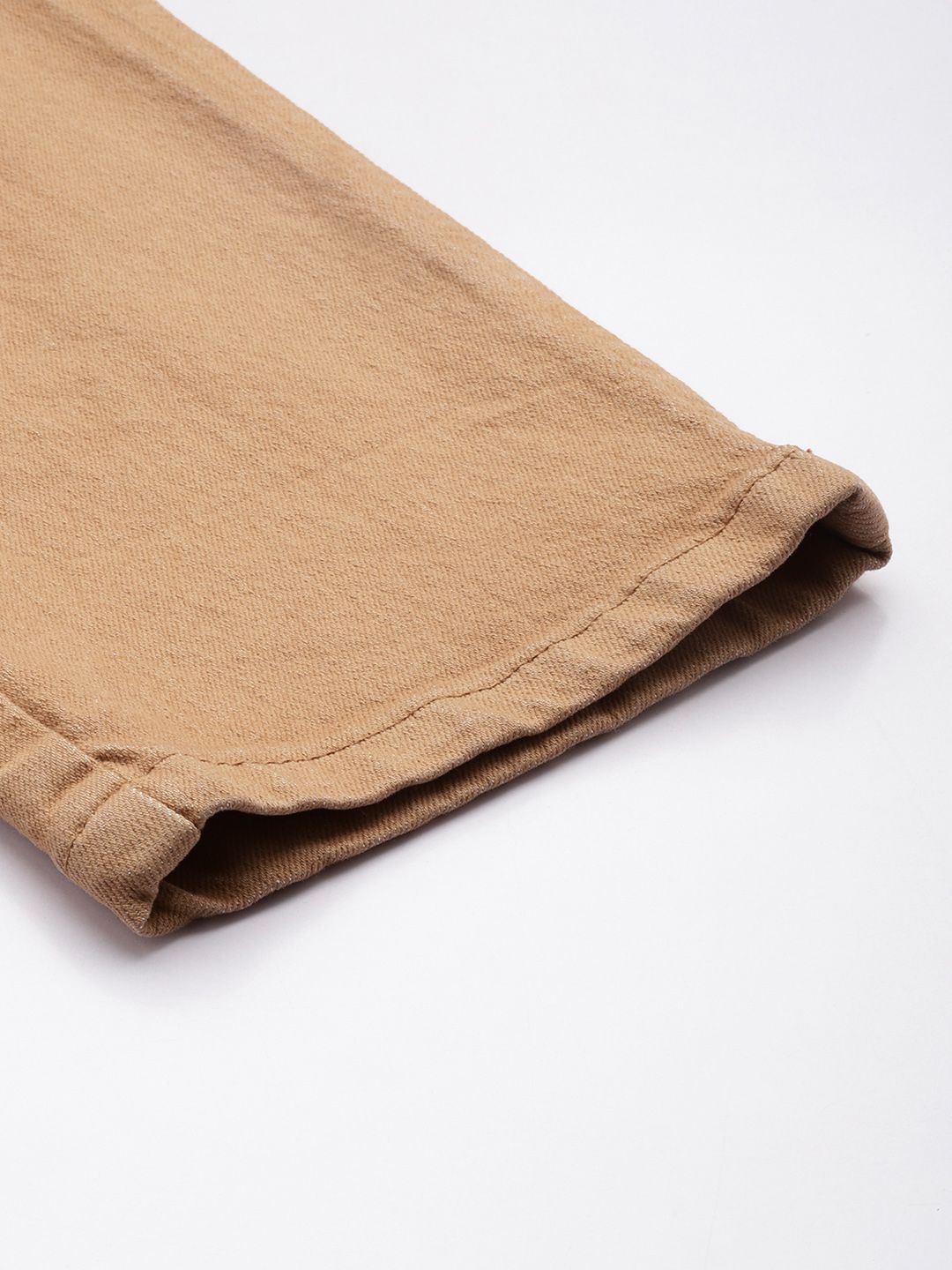 Men's Brown Slim Fit Casual Jeans