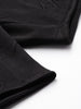 Men's Black Self Design Relaxed Fit Coordinates