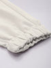 Men's White Relaxed Fit Textured Cargo Joggers