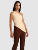 Women's Orange Regular Fit Casual Top