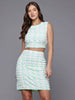 Freehand Women Fitted Textured Top & Skrit Co-ords Set