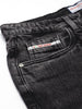 Men's Black Straight Fit Casual Jeans