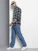Men's Black Regular Fit Printed Casual Shirt