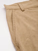 Men's Light Khaki Regular Fit Textured Casual Trouser