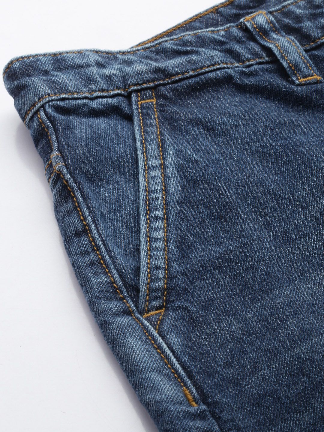 Men's Blue Regular Fit Street Jeans