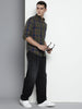 Men's Green Slim Fit Checked Casual Shirt