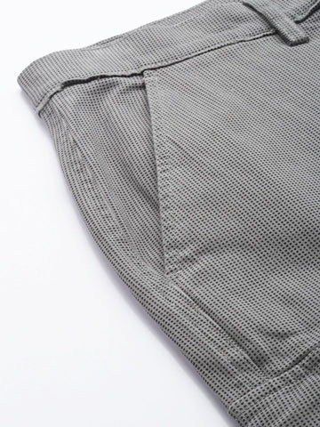 Men's Grey Relaxed Fit Utility Cargo