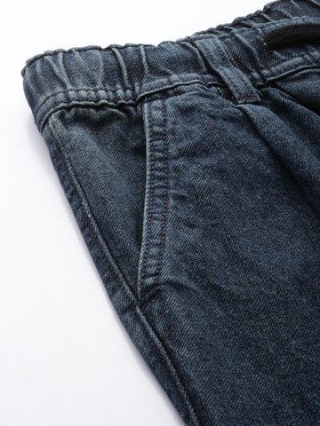 Men's Blue Relaxed Fit Utility Jeans