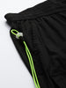 Men's Black Relaxed Fit Solid Utility Cargo Jogger