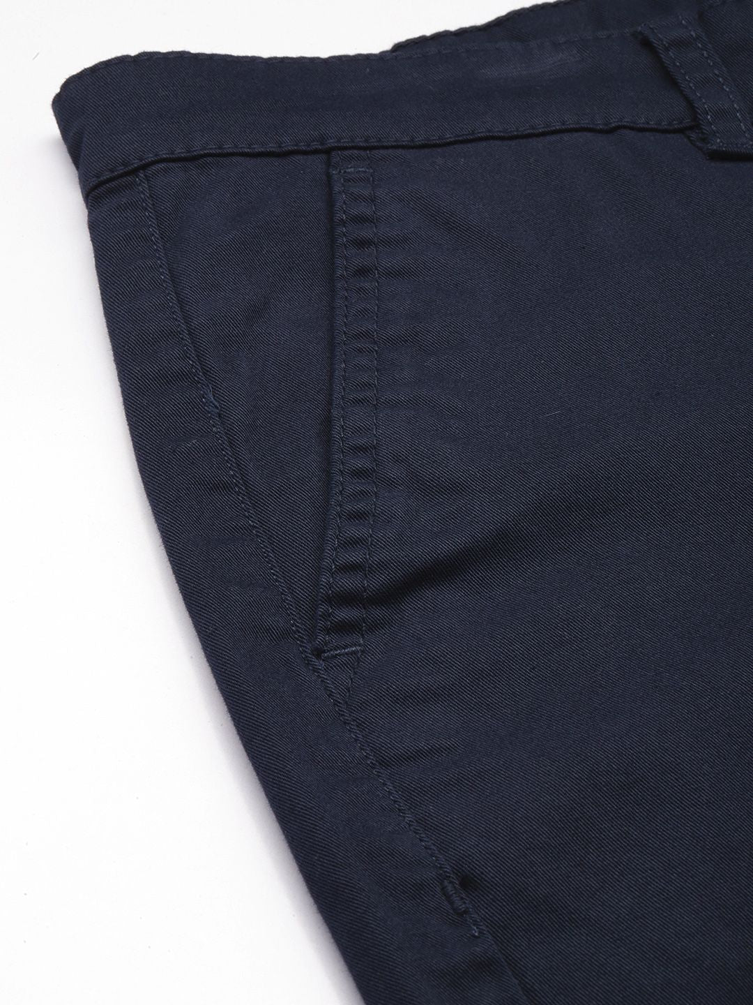 Men's Navy Regular Fit Casual Shorts