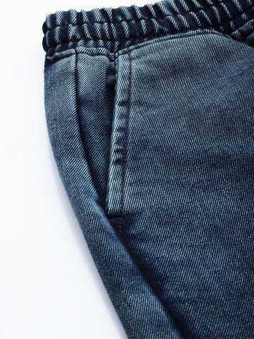 Men's Blue Loose Fit Street Jeans