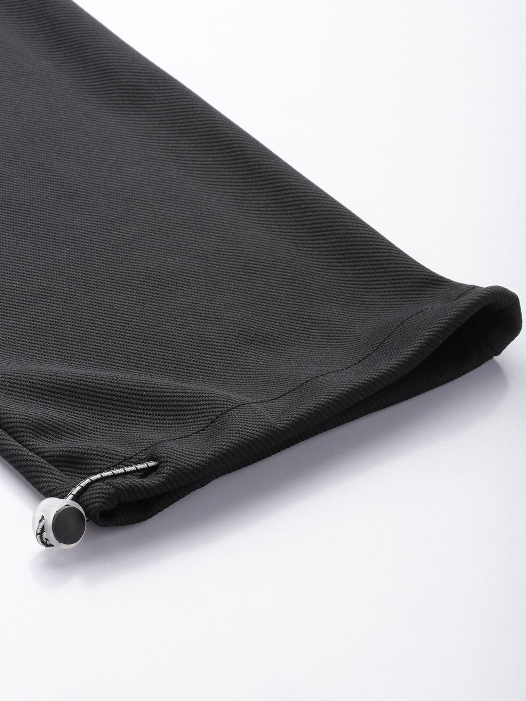 Men's Black Relaxed Fit Street Joggers