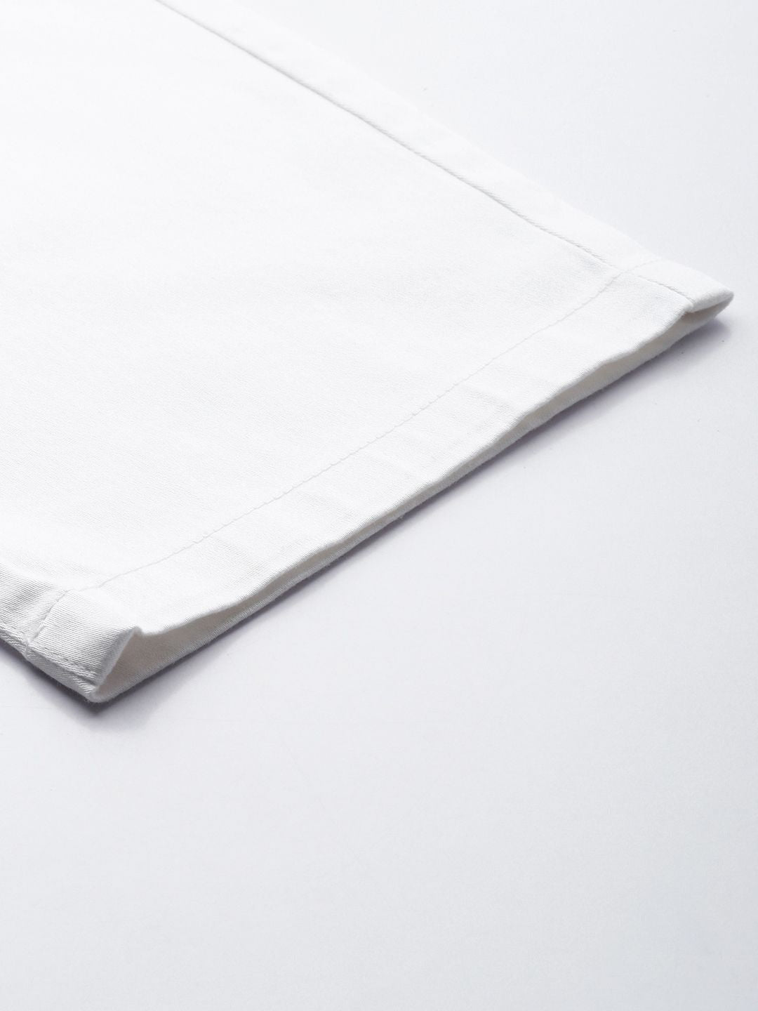 Men's White Regular Fit Casual Chinos