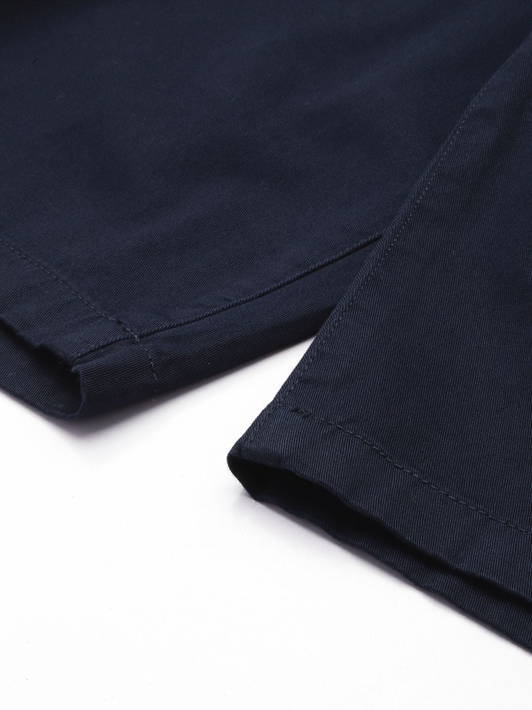 Men's Navy Regular Fit Casual Shorts