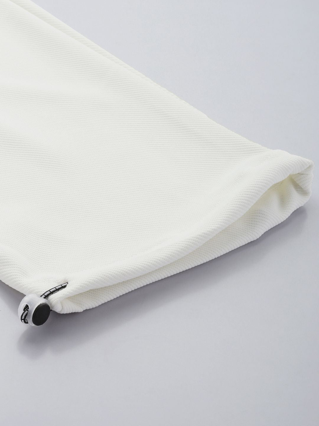 Men's White Relaxed Fit Street Joggers