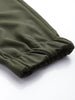 Men's Olive Relaxed Fit Textured Cargo Joggers