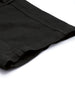 Men's Black Wide Leg Solid Convertible Cargo Jeans