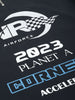Men's Navy Blue Regular Fit Graphic Printed Street Wear Shirt