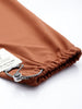 Men's Brown Relaxed Fit Textured Baggy Joggers