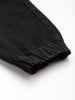 Men's Black Regular Fit Solid Stretchable Denim Joggers
