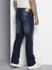 Men's Blue Bootcut Fit Casual Jeans