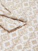 Men's Beige Relaxed Fit Printed Vintage Shirt
