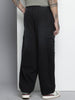 Men's Black Regular Fit Utility Jeans