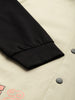 Men's Cream Regular Fit Graphic Printed Street Wear Shirt