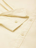 Men's Yellow Slim Fit Solid Casual Shirt