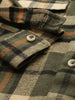 Men's Green Regular Fit Checked Casual Shirt