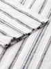 Men's Grey Relaxed Fit Striped Bohemian Shirt