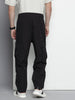 Men's Black Loose Fit Utility Cargo