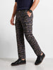 Men's Grey Slim Fit Camouflage Print Cargo
