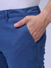 Men's Blue Slim Fit Casual Cargo
