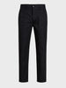 Men's Black Slim Fit Solid Chino
