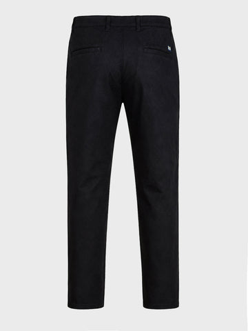 Men's Black Slim Fit Solid Chino