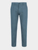 Men's Blue Slim Fit Solid Chino