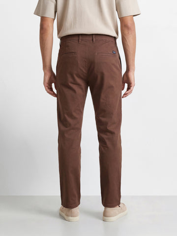 Men's Brown Slim Fit Chinos