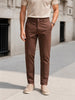 Men's Brown Slim Fit Chinos