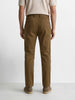 Men's Khaki Slim Fit Solid Chino